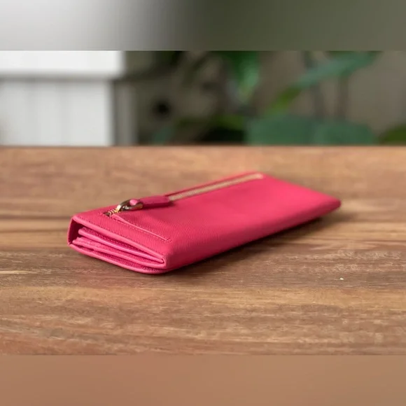 Authentic Prada Pink Saffiano Wallet on Chain. - Picture 2 of 7